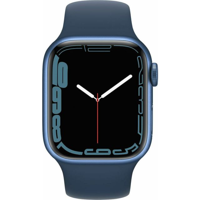 Apple Watch Series 7 45mm GPS Aluminum Case | Blue | Beige Sport Band | Refurbished Grade A
