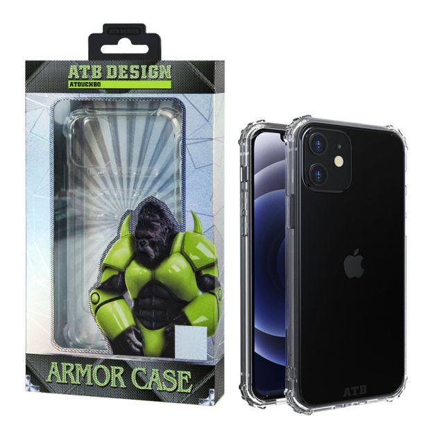 ATB Design Military Case TPU iPhone 12/12 Pro Διάφανη