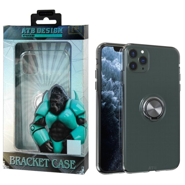 ATB Design Ring Holder TPU iPhone 11 Pro Max Διάφανη