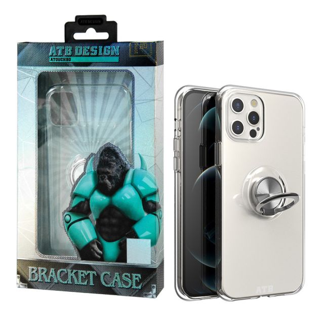 ATB Design Ring Holder TPU iPhone 12 Pro Max Διάφανη