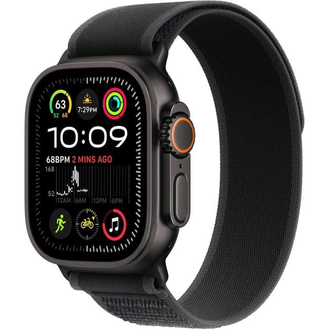 Apple Watch Ultra 2 49mm GPS+Cellular Titanium Case | Black | Black Alpine Loop | Refurbished Grade A