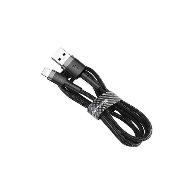 Baseus Καλώδιο Cafule Braided USB to Lightning Cable Μαύρο 0.5m
