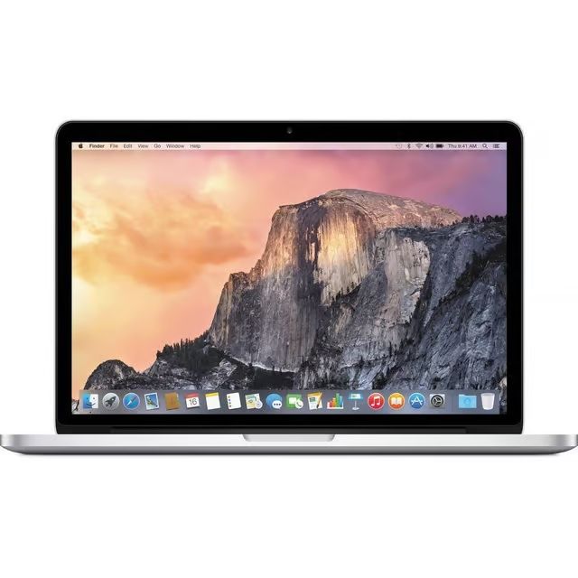 Apple MacBook Pro (Retina, 15" Mid 2015) | Core i7-4770HQ | 16GB | 256GB SSD | Iris Pro 5200 1.5GB shared | Silver | Refurbished