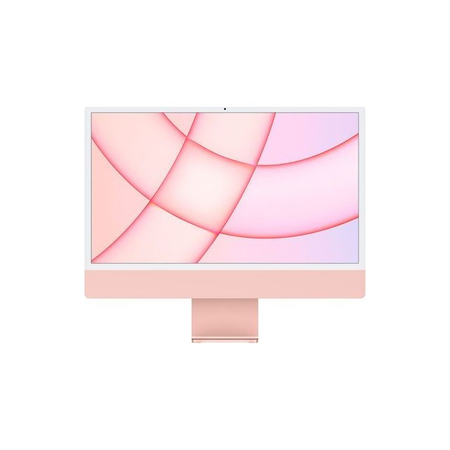 Apple iMac (Retina 4.5K, 24" 2021, 2 TBT3 + 2 USB-C, M1) | Apple M1 | 8GB | 256GB SSD | Integrated | Pink | Refurbished Grade A