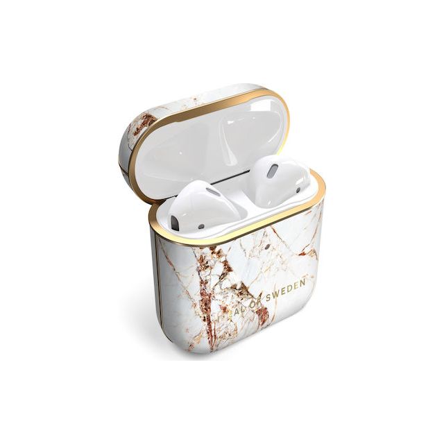 iDeal Of Sweden Printed Θήκη Σιλικόνης Carrara Gold για Apple AirPods