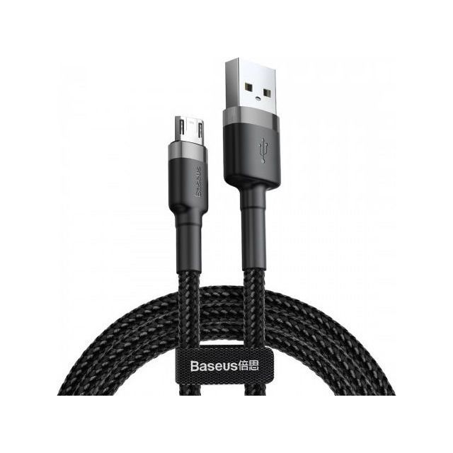 Baseus Cafule Braided USB 2.0 to micro USB Cable Γκρι 2m