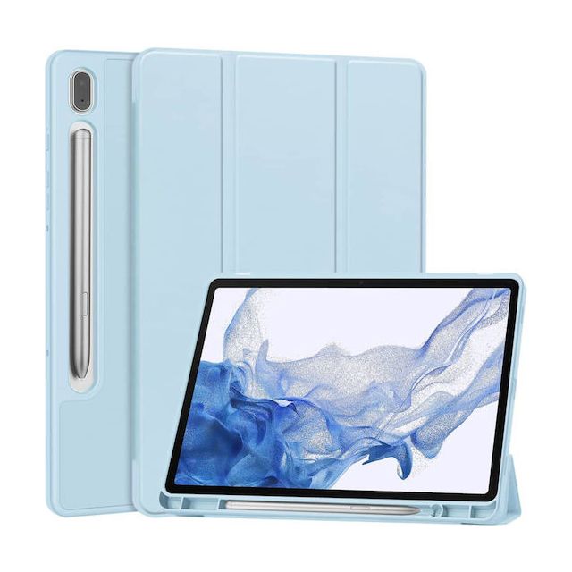 Techsuit Flip Cover Σιλικόνης Γαλάζιο (iPad Air 2024 11")