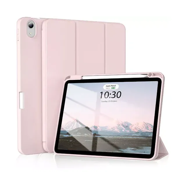Techsuit Flip Cover Ροζ iPad Air 4 (2020), Air 5 (2022)