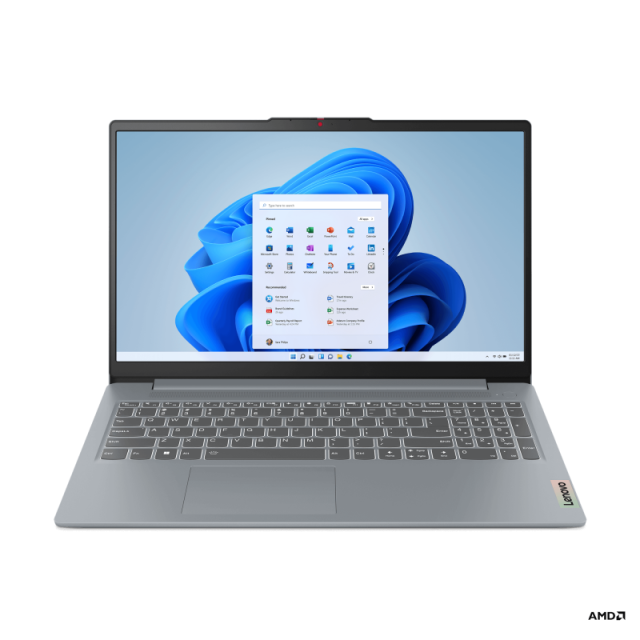 LENOVO IDEAPAD SLIM 3 15AMN8 15" | Grade Silver | AMD Ryzen 5 7520U | 16GB | 512M2 | AMD Radeon 610M | Black