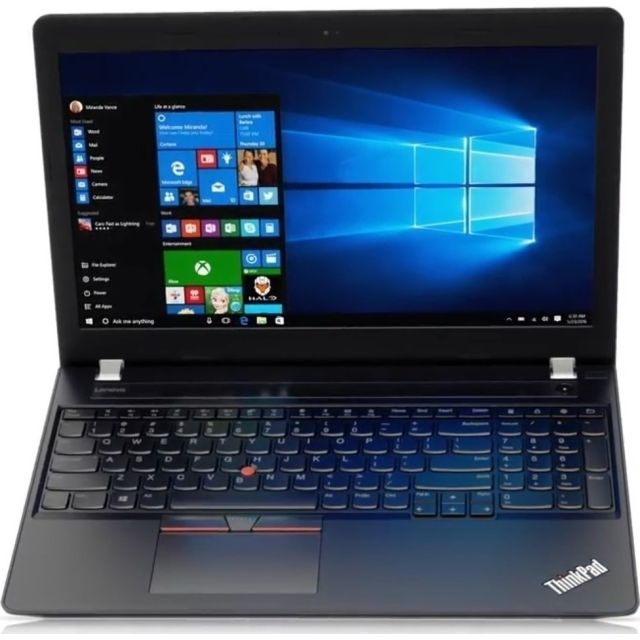 Lenovo ThinkPad E570 15.6" | Core i5-7200U | 8GB | 256GB SSD | Integrated | Black | Refurbished Grade A