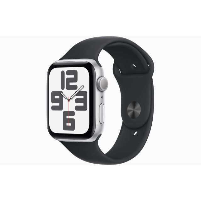 Apple Watch SE 44mm GPS Aluminum case | Grey | Black Sport Band | Refurbished Grade A
