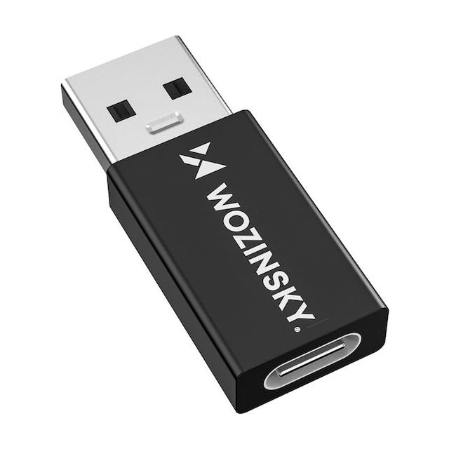 Wozinsky Μετατροπέας USB-A male σε USB-C female 1τμχ WAAC-01