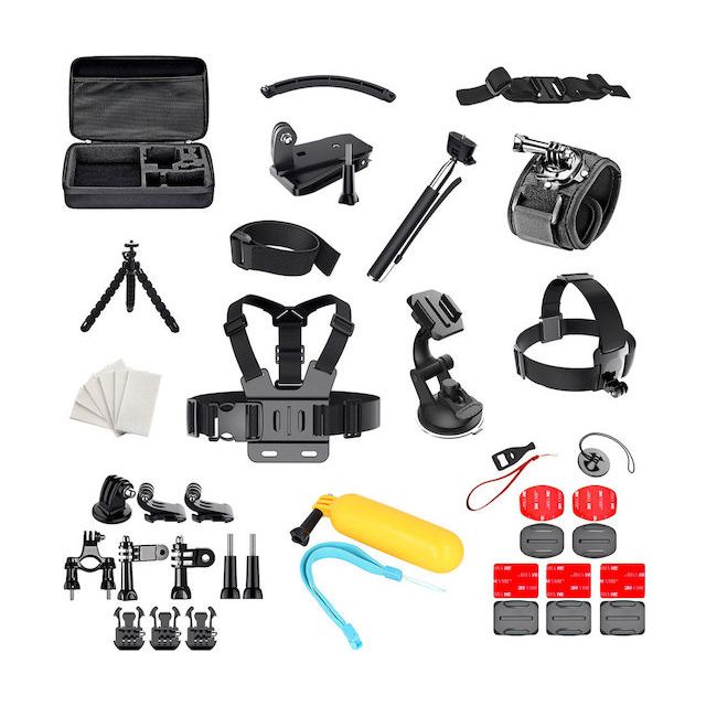 Hurtel Σετ Αξεσουάρ 50 in 1 για Action Cameras GoPro / SJCam / Xiaomi PKT09
