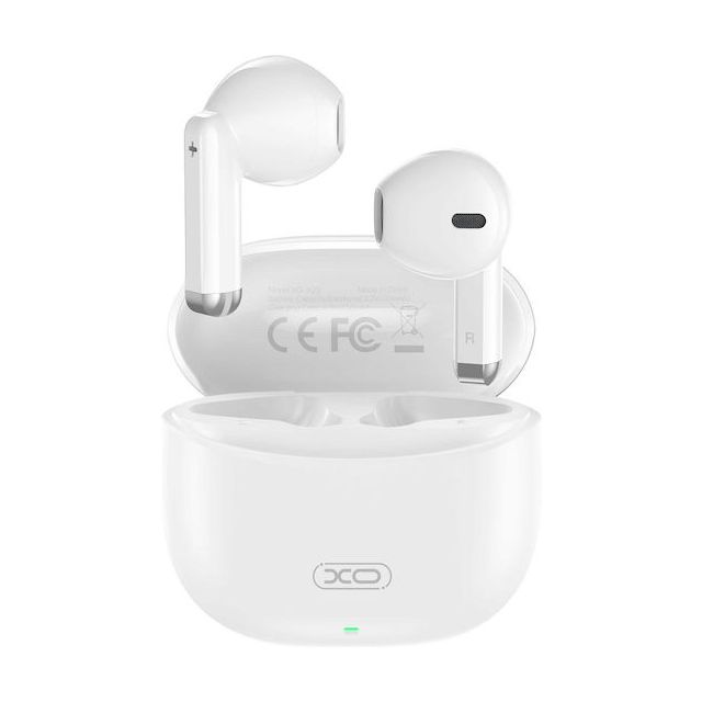 XO X33 Tws In-ear Bluetooth Handsfree Ακουστικά με Θήκη Φόρτισης Λευκά
