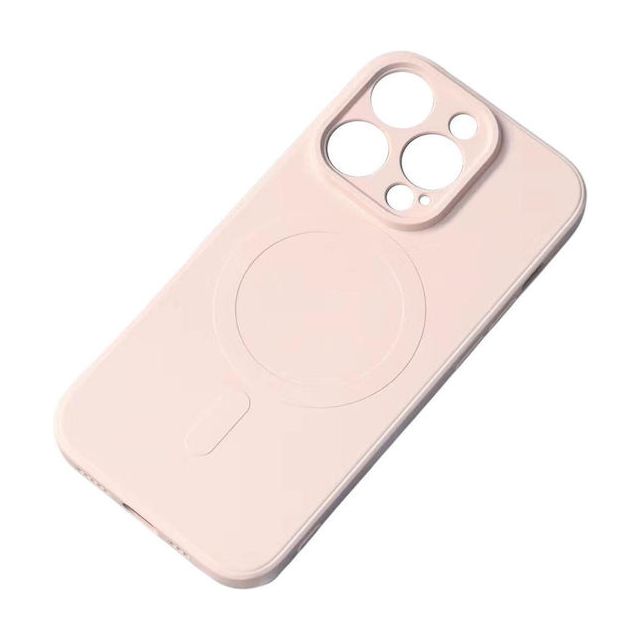 Hurtel Back Cover Σιλικόνης 2mm Μπεζ (iPhone 15)