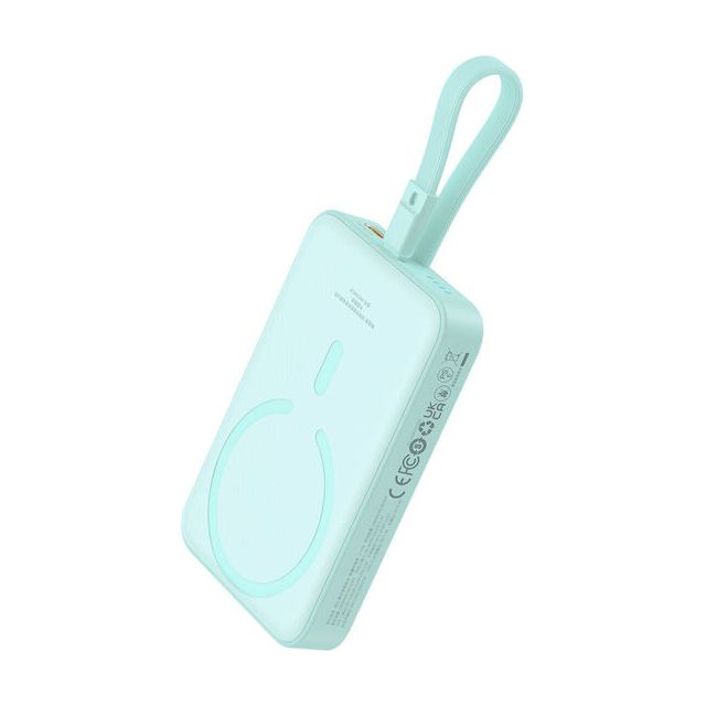 Baseus Magnetic Mini MagSafe Power Bank 10000mAh 20W με Θύρα USB-C Power Delivery Mint
