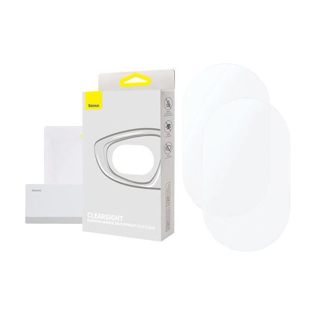 Baseus Προστατευτικές Ταινίες για Καθρέπτες Αυτοκινήτου 2τμχ Διάφανες C11853200201-00