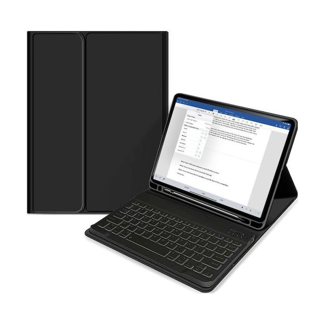 Tech-Protect Sc Pen Flip Cover στα Αγγλικά US Μαύρη (iPad 2022 10.9'' / iPad 2025 11")