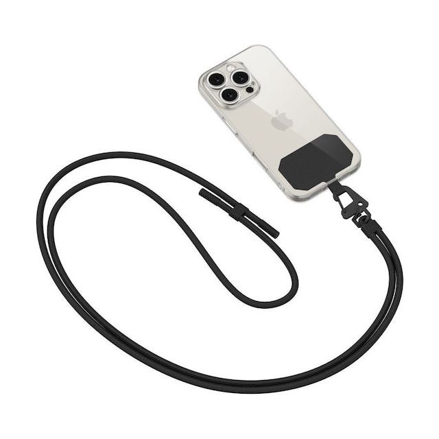 Tech-Protect Λουράκι Λαιμού για Κινητά Μαύρο