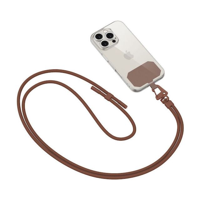 Tech-Protect Λουράκι Λαιμού για Κινητά Καφέ