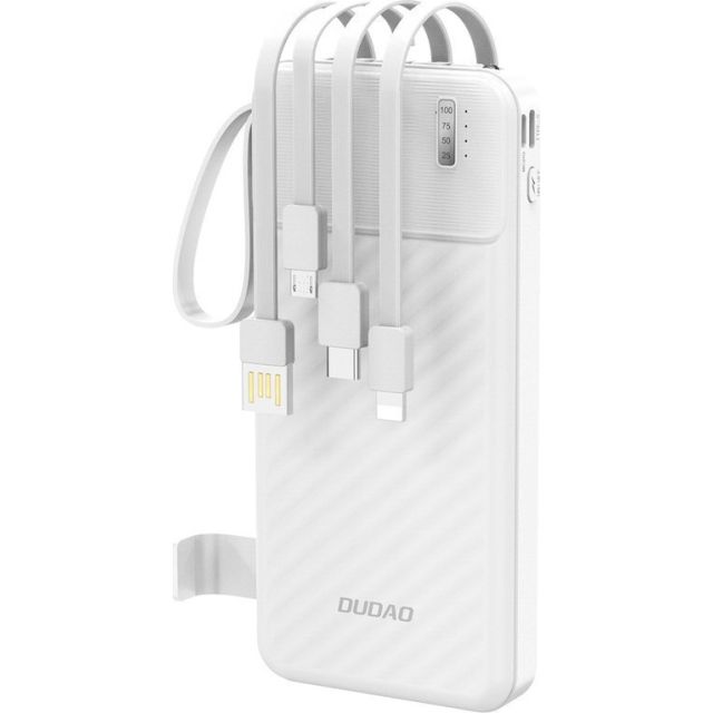 Dudao K11 Power Bank 10000mAh 10W με Θύρα USB-A Λευκό