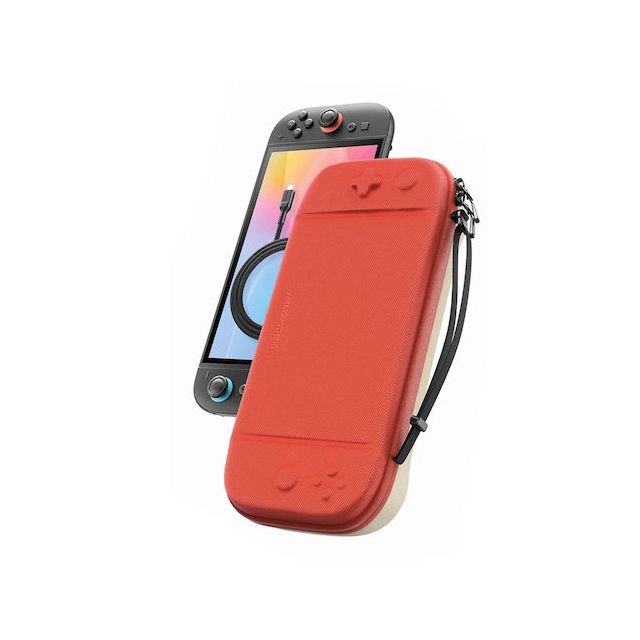 AmazingThing Υφασμάτινη Θήκη Προστασίας για Κονσόλα Switch 2 Κόκκινη