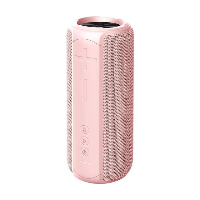 Forever Toob 30 BS-960 Αδιάβροχο Ηχείο Bluetooth 30W με Διάρκεια Μπαταρίας έως 10 ώρες Ροζ