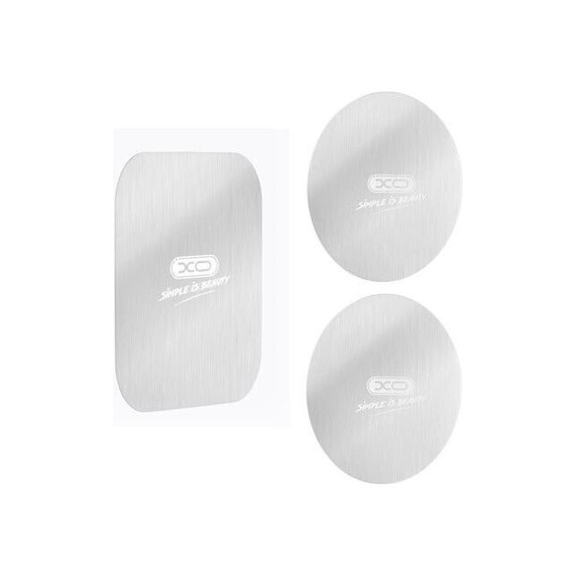 Μεταλλικό Αυτοκόλλητο Xo Design Y2 Σετ 3 Τεμαχίων Ασημί