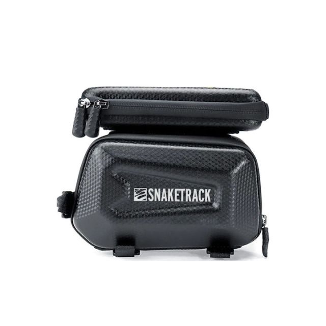 TelForceOne Τσαντάκι Σκελετού Ποδηλάτου Διπλό Μαύρο