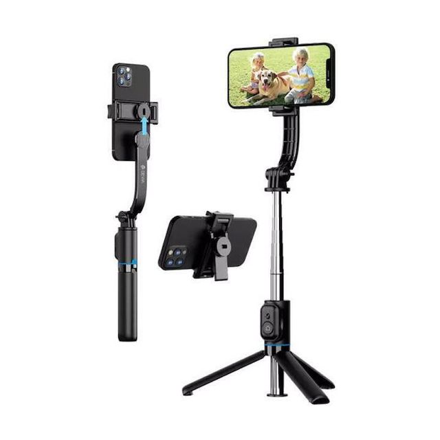 Devia Life Creation C10 Selfie Stick Τρίποδο Κινητού με Bluetooth Μαύρο