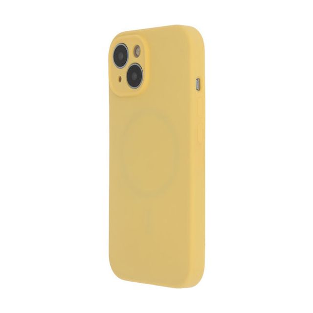 TectoShield Back Cover Σιλικόνης / Υφασμάτινο Κίτρινο (iPhone 15 Pro Max)