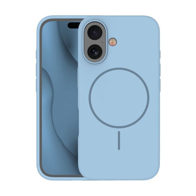 TelForceOne Silicone Thin Mag Back Cover Σιλικόνης Μπλε (iPhone 17)