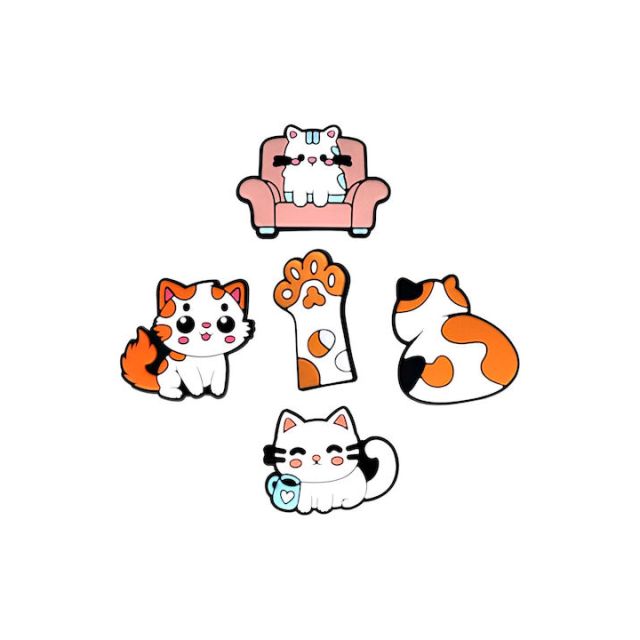 3D Sticker Cat 5pcs set