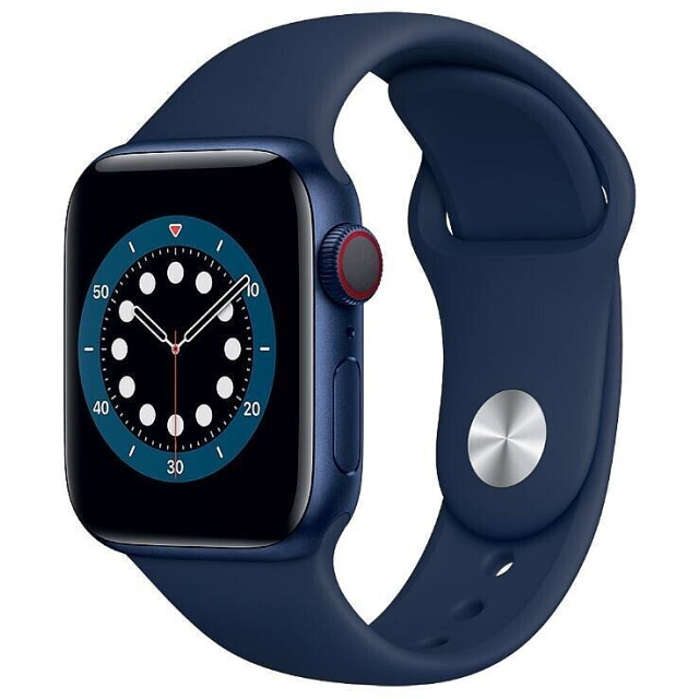Apple Watch Series  5 44mm GPS+Cellular Aluminum Grey Case Blue Band Refurbished Grade A