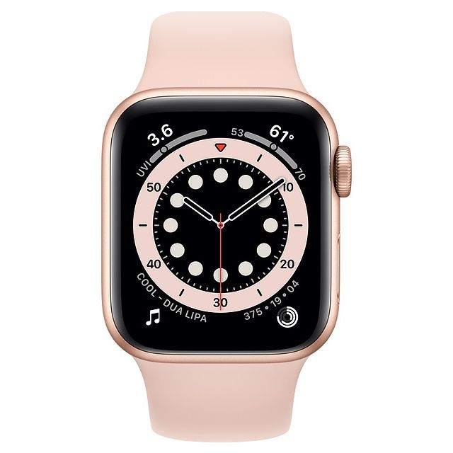 Apple Watch Series 6 44mm GPS + Cellular Aluminum case | Grey | Pink Sport Band | Refurbished Grade A