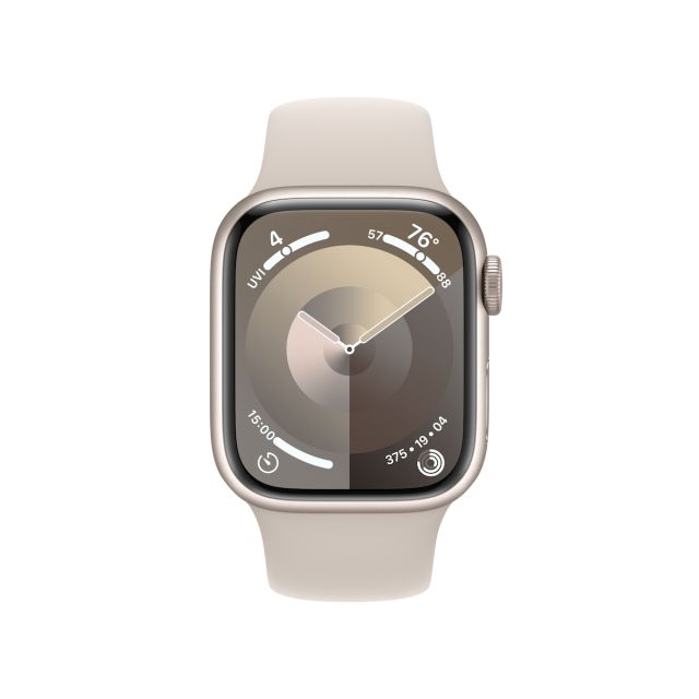 Apple Watch Series 6 40mm GPS + Cellular Stainless Steel case | Silver | Beige Sport Band | Refurbished Grade A