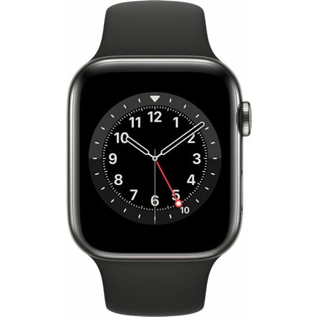 Apple Watch Series 6 40mm GPS + Cellular Aluminum case | Grey | Black Sport Band | Refurbished Grade A