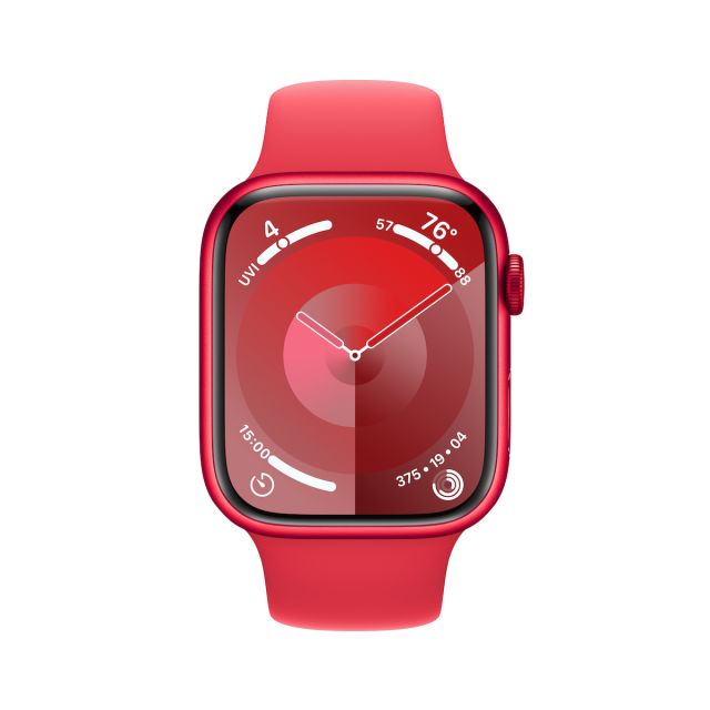 Apple Watch Series 7 45mm GPS + Cellular Aluminum Case | Red | Red Sport Band | Refurbished Grade A