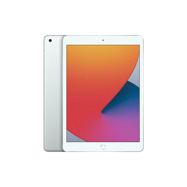 iPad 2020 10.2" (8th Gen) 32 GB WiFi+Cellular Silver Refurbished Grade A+