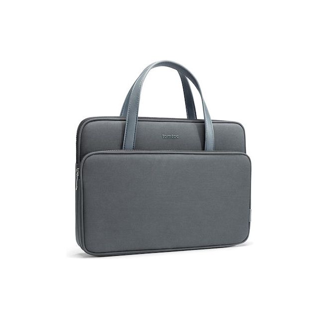 tomtoc Premium H21 Τσάντα Ώμου / Χειρός για Laptop 14" σε Γκρι χρώμα