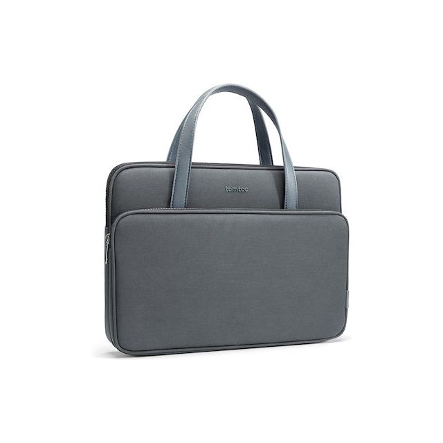 tomtoc Premium H21 Τσάντα Ώμου / Χειρός για Laptop 14" σε Γκρι χρώμα