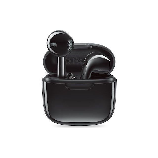 XO X23 TWS Earbud Bluetooth Handsfree Ακουστικά με Θήκη Φόρτισης Μαύρα