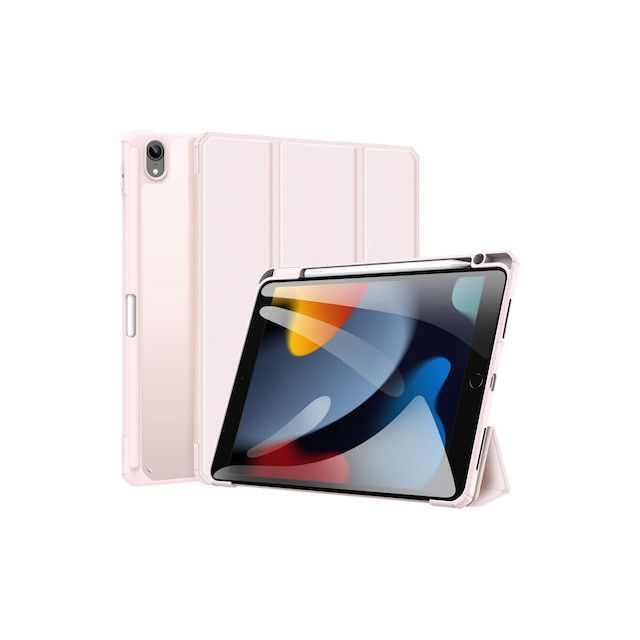 Dux Ducis Toby Series Tri-Fold Flip Cover Σιλικόνης Ροζ (iPad 2022 10.9'')