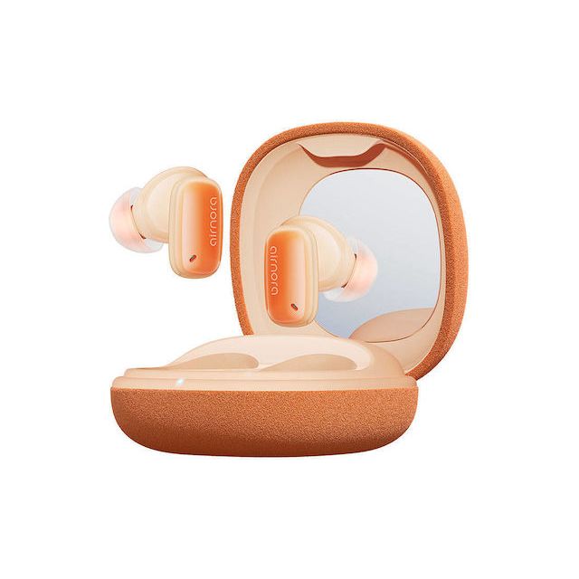 Baseus Air Nora 2 In-ear Bluetooth Handsfree Ακουστικά με Θήκη Φόρτισης Πορτοκαλί
