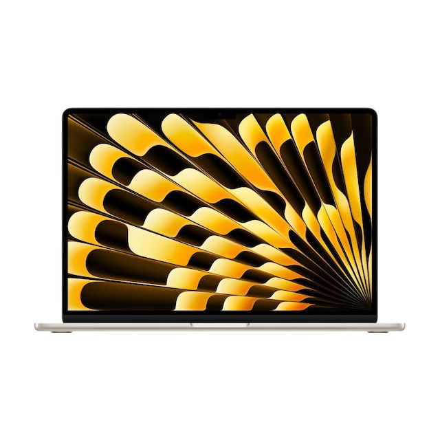 Apple MacBook Air (15" 2024, M3) | Apple M3 10-Core GPU | 16GB | 256GB SSD | Integrated | Gold | Refurbished Grade A